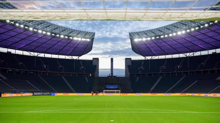 Ein Blick aufs Stadion vor Spielbeginn. Foto: Soeren Stache/dpa-Zentralbild/dpa/Symbolbild
