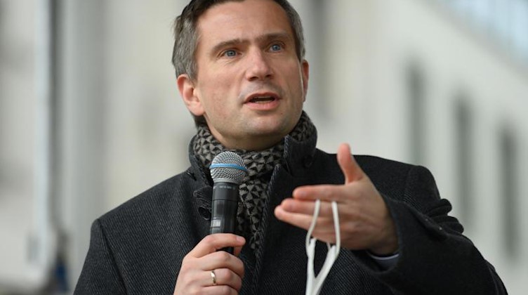 Sachsens Wirtschaftsminister Martin Dulig sprich in Dresden. Foto: Robert Michael/dpa-Zentralbild/dpa