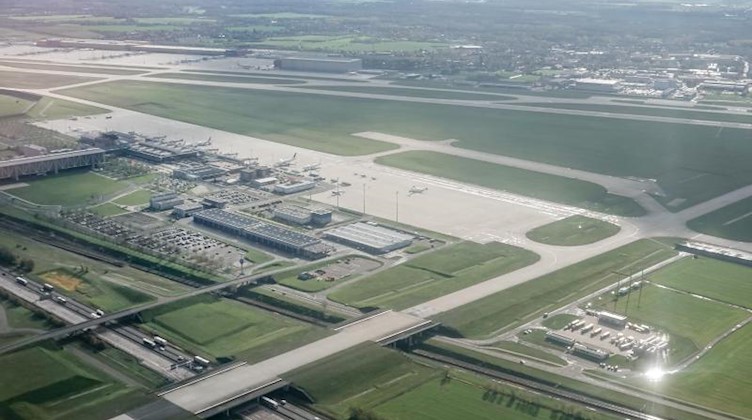 Der Flughafen Airport Leipzig/Halle. Foto: Jan Woitas/dpa-Zentralbild/ZB/Symbolbild