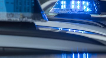 Ein leuchtendes Blaulicht auf einem Polizeiwagen. Foto: Jens Büttner/dpa-Zentralbild/dpa/Symbolbild