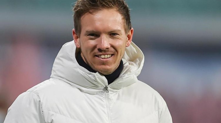 Leipzigs Trainer Julian Nagelsmann. Foto: Jan Woitas/dpa-Zentralbild/dpa/Archivbild