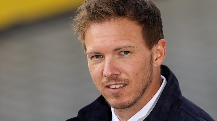 Leipzigs Trainer Julian Nagelsmann vor dem Spiel. Foto: Alexander Hassenstein/Getty POOL/dpa/Archivbild