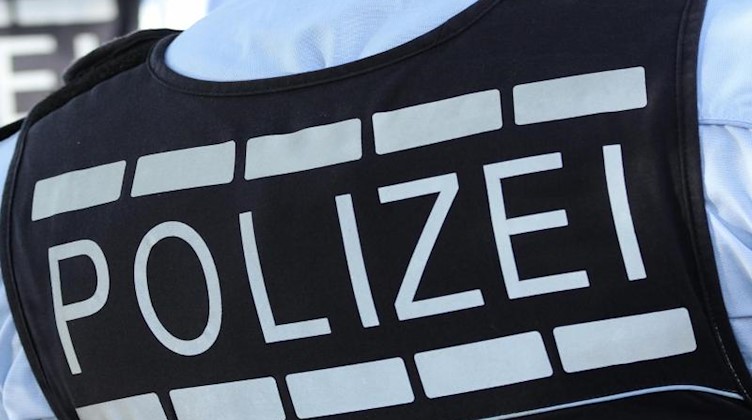 In Polizei-Westen gekleidete Polizisten. Foto: Silas Stein/dpa/Symbolbild