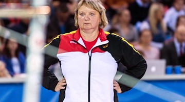 Die Deutsche Frauen-Trainerin Gabriele Frehse. Foto: picture alliance / Catalin Soare/dpa
