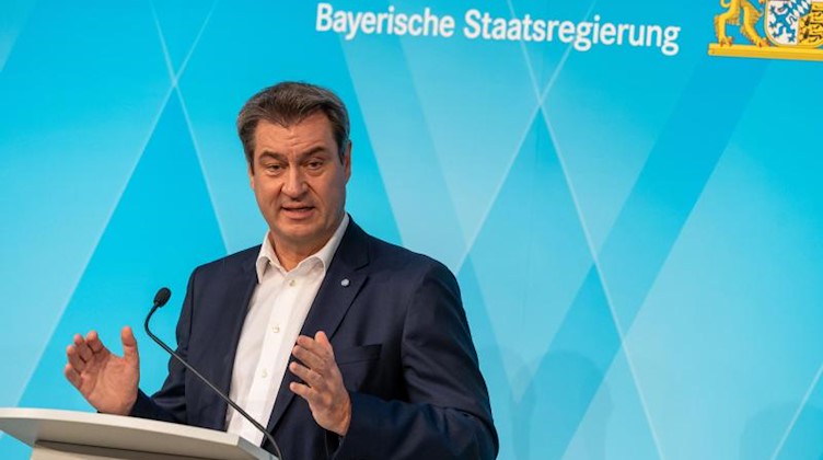 Bayern Ministerpräsident Markus Söder. Foto: Peter Kneffel/dpa/Archivbild