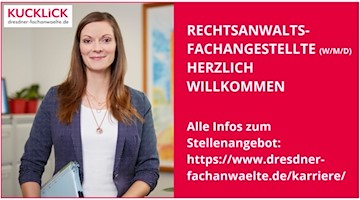 Rechtsanwaltsfachangestellte (w/m/d)