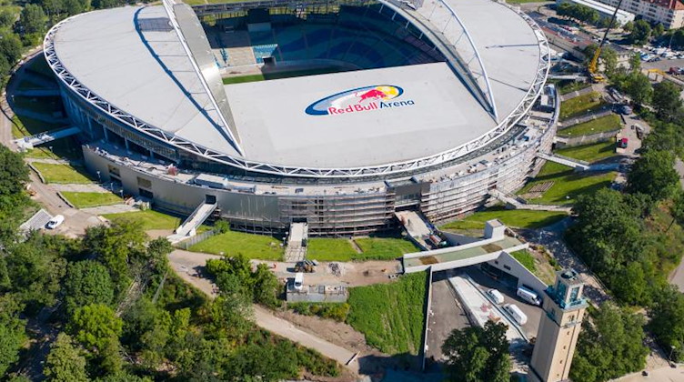 Die Arena von Fußball-Bundesligist RB Leipzig. Foto: Jan Woitas/dpa-Zentralbild/dpa/archivbild