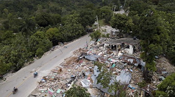 Trümmer nach dem Erdbeben in Haiti. Foto: Matias Delacroix/AP/dpa