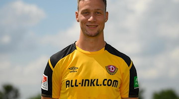 Tim Knipping, Innenverteidiger bei der SG Dynamo Dresden. Foto: Robert Michael/dpa-Zentralbild/dpa/Archivbild