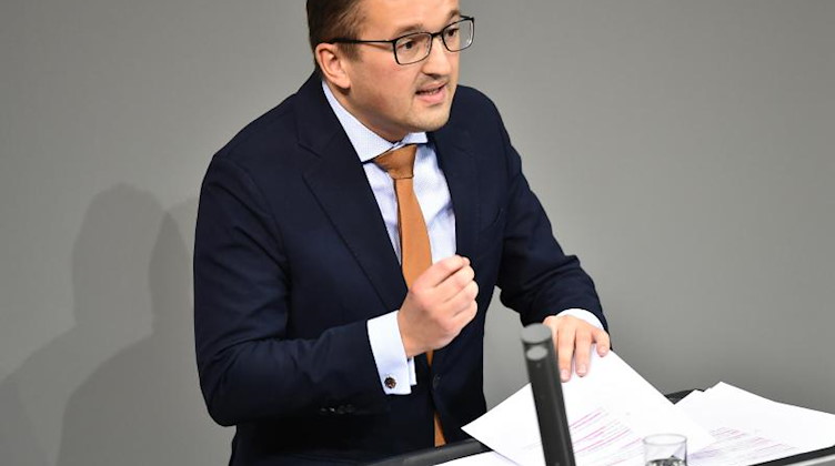 Carsten Körber (CDU) spricht. Foto: Sven Braun/dpa/Archivbild
