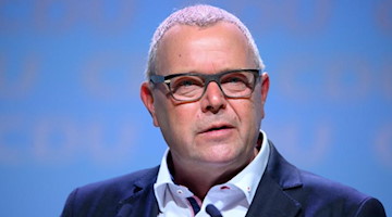 Michael Stübgen während des Landesparteitags der CDU Brandenburg. Foto: Soeren Stache/dpa-Zentralbild/dpa