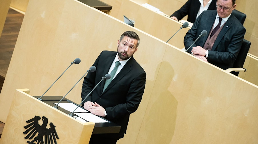 Martin Dulig spricht bei der 1013. Sitzung des Deutschen Bundesrats. / Foto: Bernd von Jutrczenka/dpa/Bildarchiv