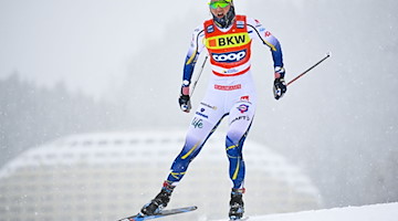 Maja Dahlqvist aus Schweden in Aktion. / Foto: Gian Ehrenzeller/KEYSTONE/dpa