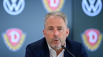 Dynamos kaufmännischer Geschäftsführer Jürgen Wehlend. / Foto: Robert Michael/dpa-Zentralbild/dpa/Archivbild