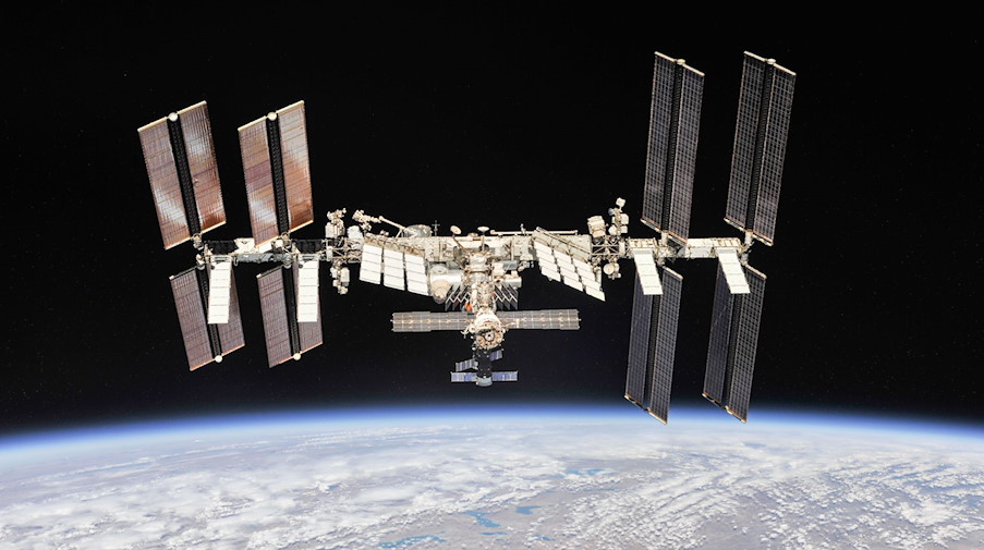 Die Internationale Raumstation (ISS) ist zu sehen. / Foto: NASA/dpa/Archivbild
