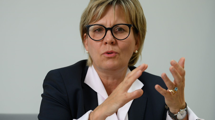Barbara Klepsch (CDU), Ministerin für Kultur und Tourismus in Sachsen. / Foto: Robert Michael/dpa-Zentralbild/dpa/Archivbild