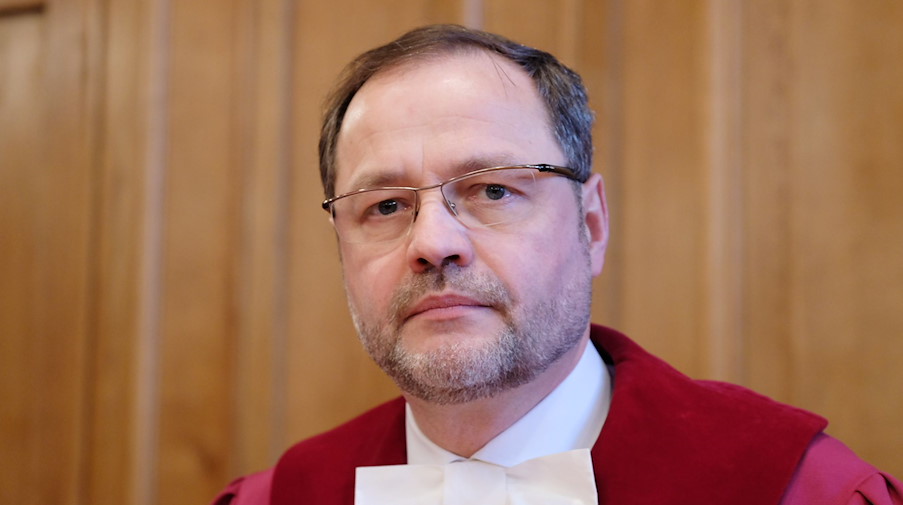 Andreas Korbmacher als Vorsitzender Richter am Bundesverwaltungsgericht. / Foto: Sebastian Willnow/dpa-Zentralbild/dpa/Archivbild