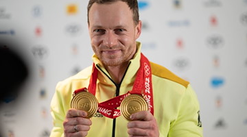Francesco Friedrich, Bobfahrer und Goldmedaillengewinner im Zweier- und Viererbob. / Foto: Sebastian Gollnow/dpa/Archivbild