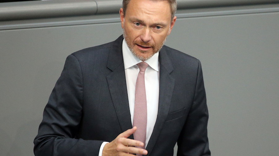 Christian Lindner (FDP), Bundesfinanzminister, . / Foto: Wolfgang Kumm/dpa/Archivbild