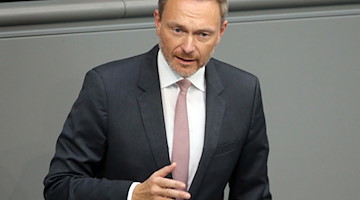 Christian Lindner (FDP), Bundesfinanzminister, . / Foto: Wolfgang Kumm/dpa/Archivbild