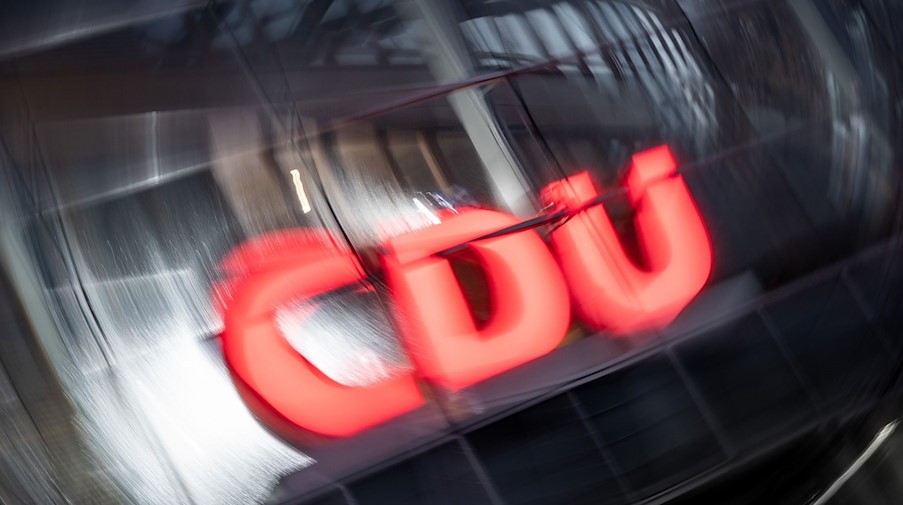 Das Logo der CDU. / Foto: Michael Kappeler/dpa/Symbolbild