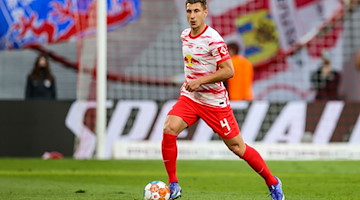 Willi Orban vom Bundesligisten RB Leipzigam Ball. / Foto: Jan Woitas/Deutsche Presse-Agentur GmbH/dpa/Archivbild