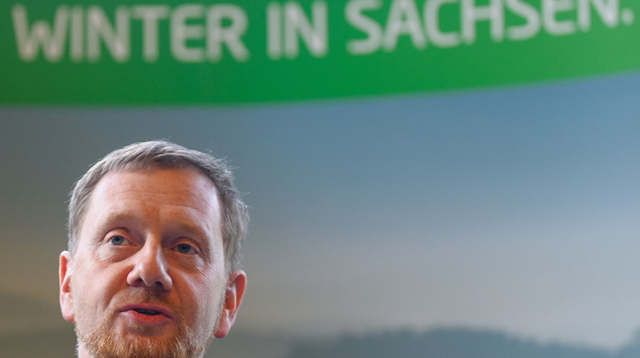 Michael Kretschmer (CDU) Ministerpräsident von Sachsen. / Foto: Robert Michael/dpa