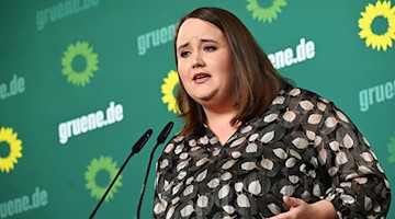 Ricarda Lang, Bundesvorsitzende von Bündnis 90/Die Grünen. / Foto: Julian Weber/dpa/Archivbild
