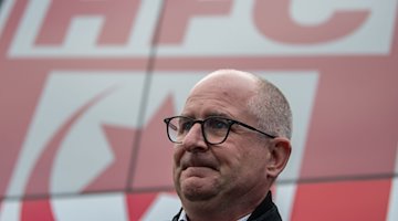 HFC-Präsident Jens Rauschenbach hat seinen Rücktritt beim Halleschen FC zum Saisonende angekündigt. / Foto: Robert Michael/dpa-Zentralbild/dpa/Archivbild
