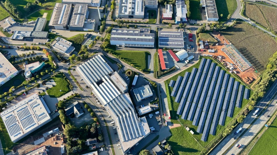Wirtschaft in Sachsen, Solardächer Chemnitz (Bild: Thomas Wolf)