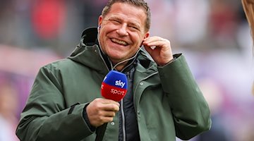 Leipzigs Sportdirektor Max Eberl kommt zum Sky-Interview. / Foto: Jan Woitas/dpa/Archivbild