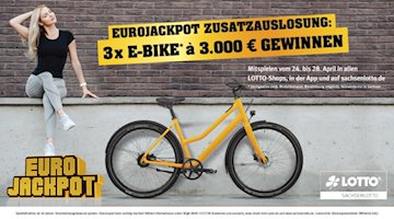 Eurojackpot Zusatzauslosung: Chance auf 3 E-Bikes im Wert von 3.000 Euro