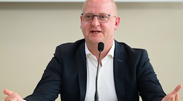 Henning Homann, Vorsitzender der SPD Sachsen. / Foto: Robert Michael/dpa