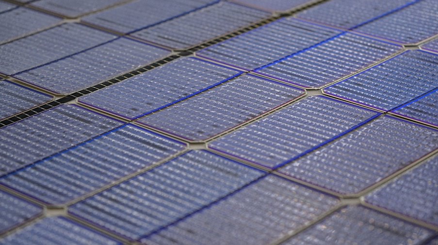 Der Solarhersteller Meyer Burger sammelt weiteres Geld für den Ausbau seiner Produktion ein. / Foto: Robert Michael/dpa/Archivbild