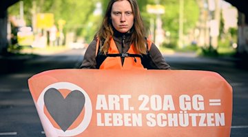 Symbolbild Klimaprotest der Letzten Generation in Berlin / 2023_05_19_Treptower_Park_CC_BY_4_Jakob_Schaefer