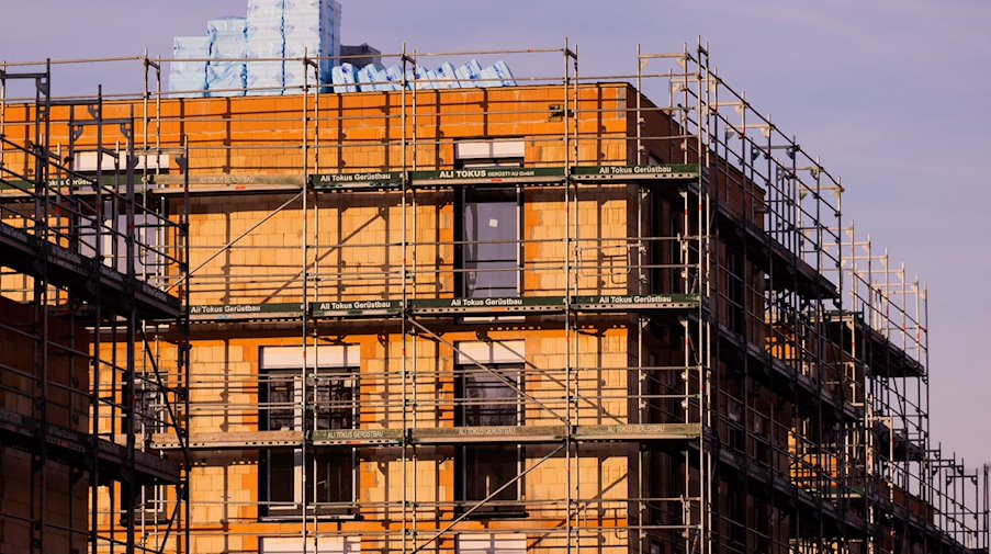 Neubauwohnungen werden gebaut. / Foto: Rolf Vennenbernd/dpa/Symbolbild