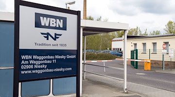 Die WBN Waggonbau Niesky GmbH in Niesky. / Foto: Arno Burgi/dpa-Zentralbild/dpa