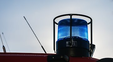 Ein Blaulicht auf dem Dach eines Einsatzfahrzeugs der Feuerwehr. / Foto: Philipp von Ditfurth/dpa/Symbolbild