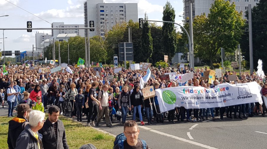 Fridays For Future Demo in Dresden
