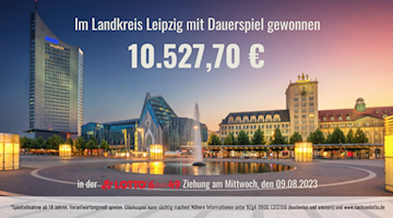 Dem Dauerspiel sei Dank: Ein Mitspieler aus dem Landkreis Leipzig setzt bei LOTTO 6aus49 auf feste Glückszahlen und gewinnt damit 10.527,70 Euro. Das Dauerspiel hat viele Vorteile und kann leicht beantragt werden.
