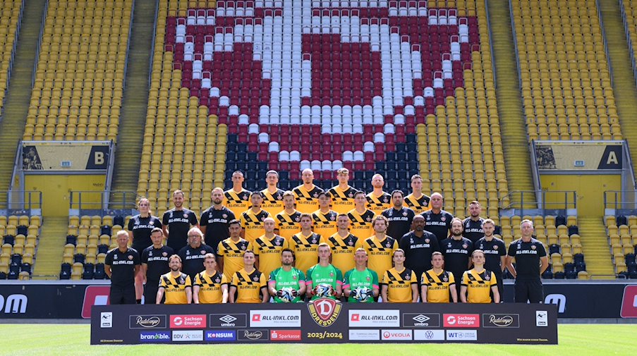 SG Dynamo Dresden. / Foto: Robert Michael/dpa