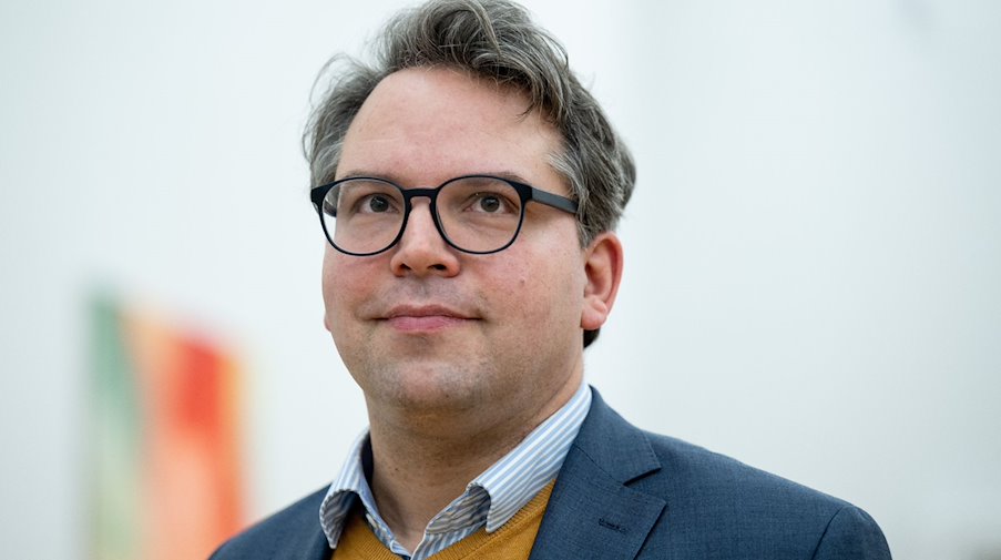 Frederic Bußmann, noch Generaldirektor der Kunstsammlungen Chemnitz. / Foto: Hendrik Schmidt/dpa/Archivbild