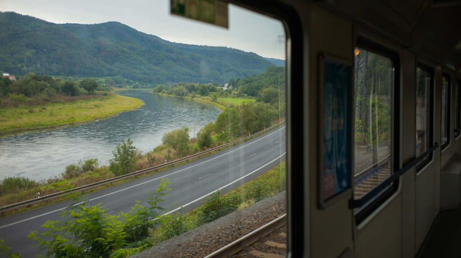 Entlang der Elbe durch die Sächsische Schweiz nach Tschechien - und dann? Noch weiter! Mit Interrail kein Problem. / Foto: Gregor Fischer/dpa/dpa-tmn/Archivbild
