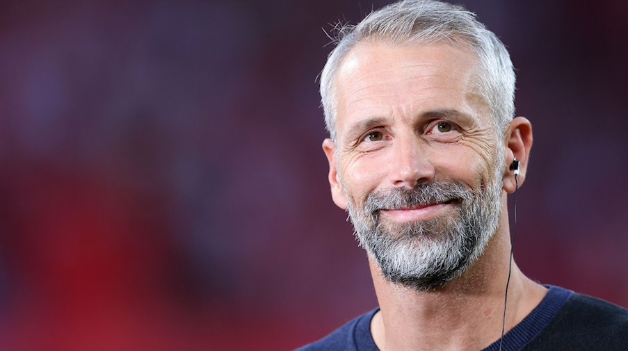 After five 1:2 defeats against Union Berlin, Marco Rose wants to see a "grown-up performance" against the Köpenicker. / Photo: Jan Woitas/dpa/archive image