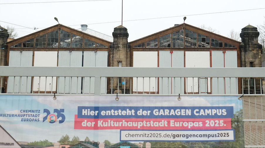 The former Chemnitzer Verkehrs-AG (CVAG) depot on Zwickauer Strasse in the Kappel district / Photo: Sebastian Willnow/dpa-Zentralbild/dpa/Archivbild