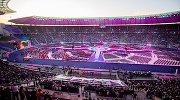 Eröffnungsfeier der Special Olympics World Games Berlin 2023 im Olympiastadion. / Foto: Christoph Soeder/dpa