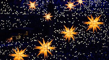 Estrellas brillantes de Herrnhut. / Foto: Robert Michael/dpa-Zentralbild/ZB/Symbolbild