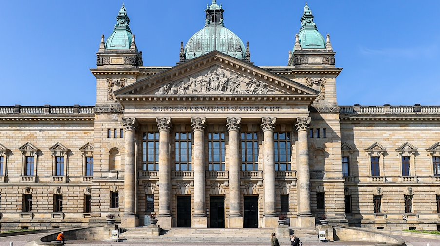 Blick auf das Bundesverwaltungsgericht in Leipzig. / Foto: Jan Woitas/dpa