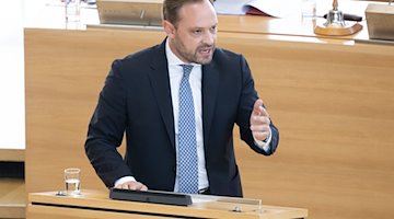 Alexander Dierks, CDU-Generalsekretär in Sachsen. / Foto: Sebastian Kahnert/dpa