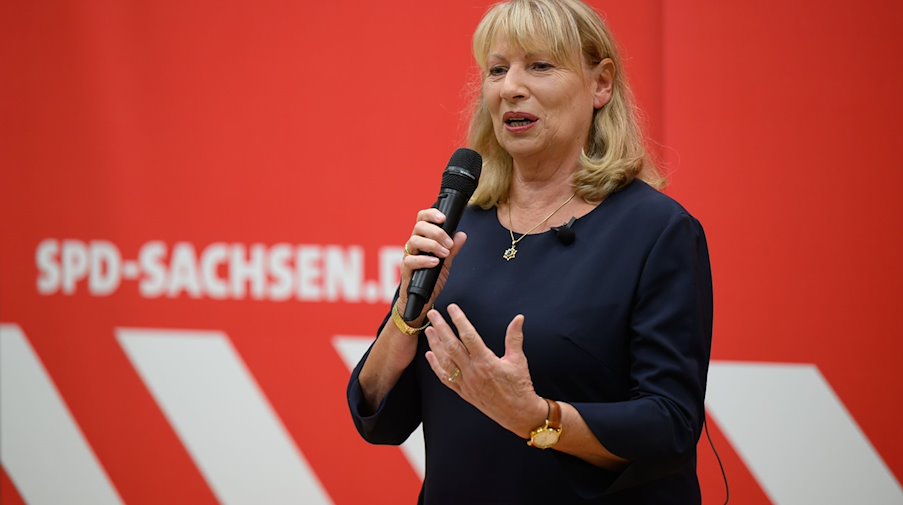 SPD-Spitzenkandidatin und Sozialministerin von Sachsen Petra Köpping. / Foto: Robert Michael/dpa